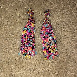 Bauble Bar Confetti Tassel Earrings